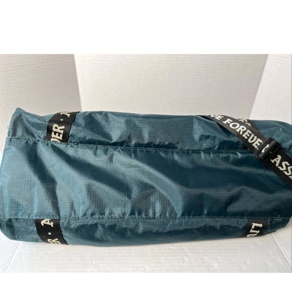 Emotional Baggage Duffel — Teal Travel / Gym Bag, Graphic Strap - Picture 12 of 14